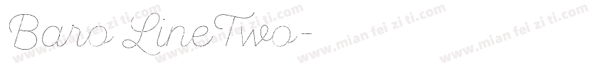Baro LineTwo字体转换